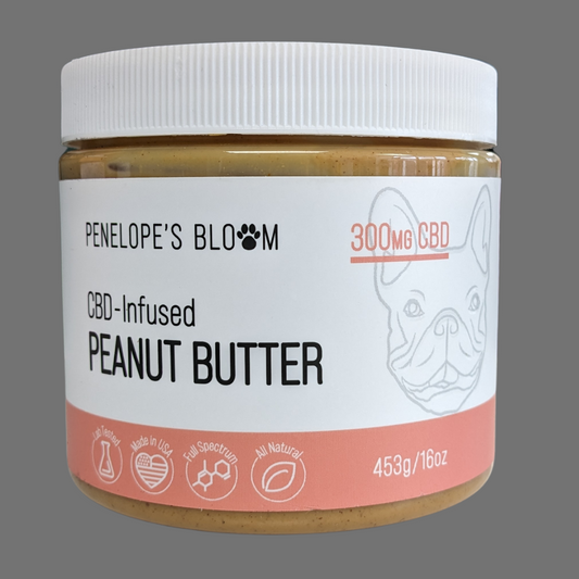 Penelopes Bloom CBD Infused Peanut Butter- 300 mg CBD