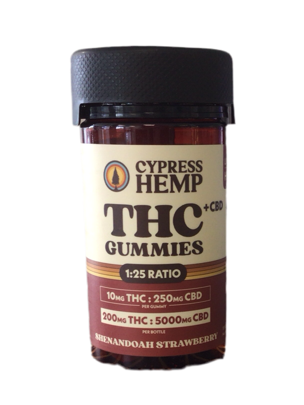 200mg THC Gummies by Cypress Hemp (20 Count)