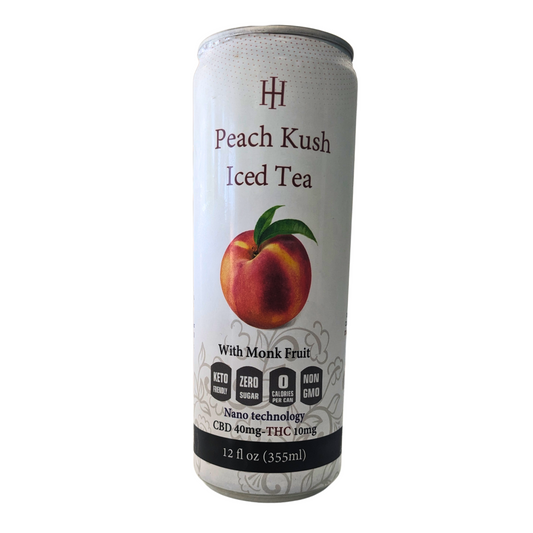 THC infused Peach Tea