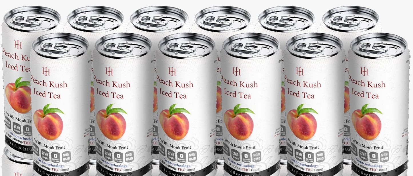 THC infused Peach Tea