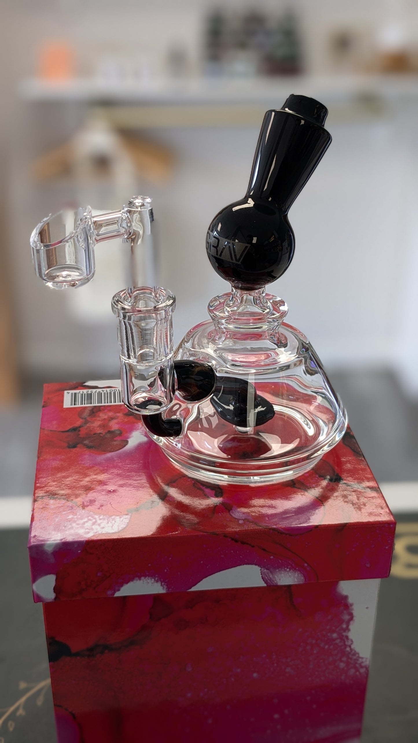 Orbis Borocca 14mm Dab Rig W/ Dyadic Joint+ Fission Downstem